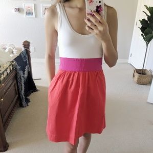 Express Sleeveless Colorblock Dress with Pockets!